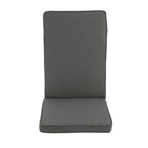 NATERIAL Cuscino per sedia a sdraio RESEAT grigio antracite 120 x 49 x Sp 5 cm