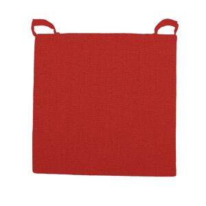 Inspire Cuscino per sedia  rosso 40 x 40 x Sp 4 cm