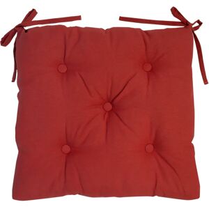 Inspire Cuscino per sedia  rosso 40 x 40 x Sp 5 cm