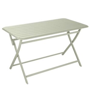 NATERIAL Tavolo da pranzo per giardino Idaho struttura e superficie in Alluminio  per 4 persone 130x70cm