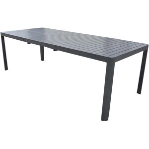 Leroy Merlin Tavolo da giardino allungabile in alluminio grigio per 12 persone 200/300x100cm