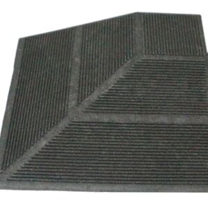 TwoEco Profilo angolare  Square composito di legno e plastica (wpc) 20 cm grigio antracite