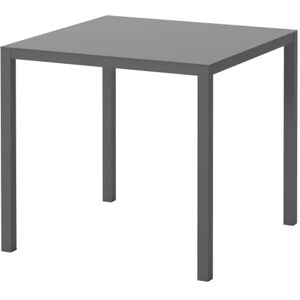 Fiam Tavolo da pranzo per giardino Aria struttura e superficie in Alluminio  antracite per 2 persone 80x80cm