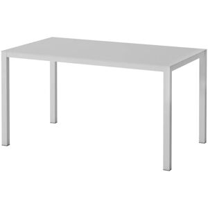 Fiam Tavolo da pranzo per giardino Aria struttura e superficie in Alluminio  bianco per 6 persone 80x140cm