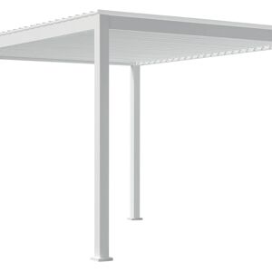 Leroy Merlin Pergola motorizzata GAZ 511B in alluminio struttura bianco L 400 x P 300 x H 260 cm