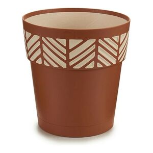 Stefanplast Vaso Orfeo Marrone Plastica (19 X 19 X 19 Cm)