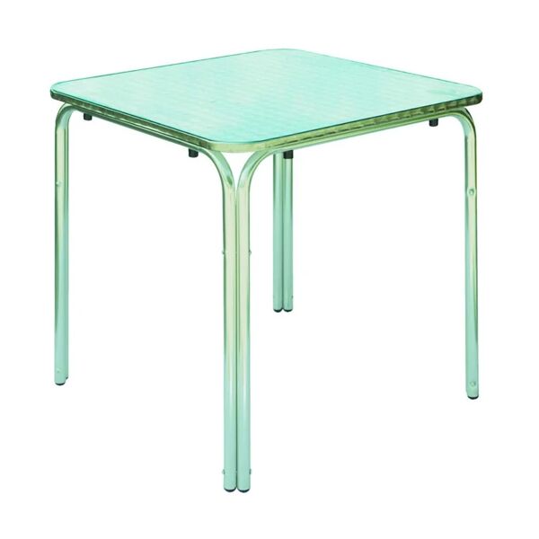 leroy merlin tavolo da pranzo per giardino contract struttura e superficie in alluminio  per 4 persone 70x70cm