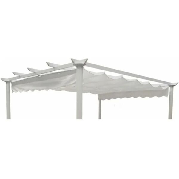 leroy merlin telo di ricambio in poliestere per pergola niagara bianco 282 x 400 cm