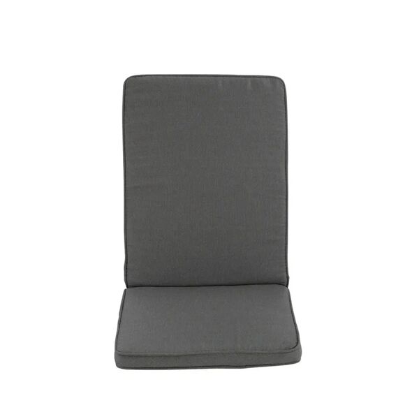 naterial cuscino per sedia a sdraio reseat grigio antracite 95 x 44 x sp 4 cm