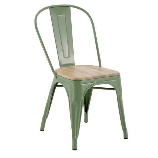 leroy merlin sedia da giardino senza cuscino oxford in acciaio con seduta in legno verde