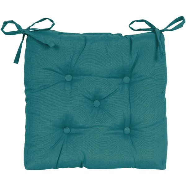 inspire cuscino per sedia luck  verde 40 x 40 x sp 6 cm