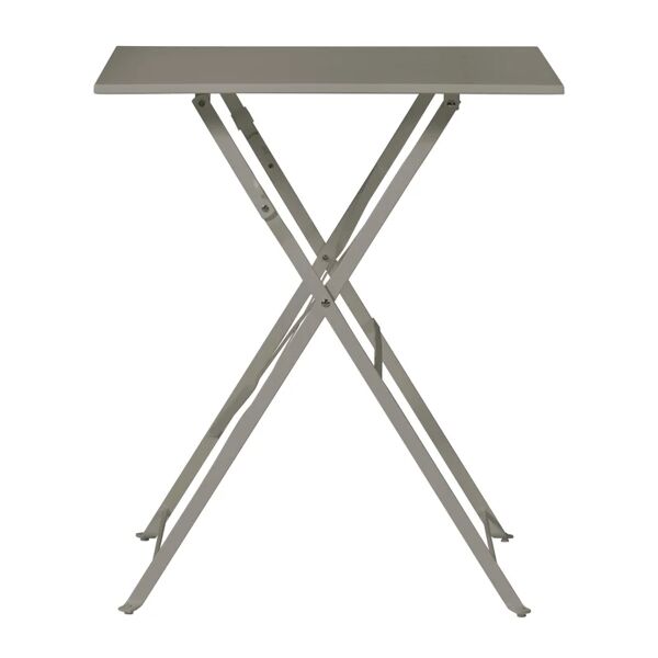 leroy merlin tavolino da esterno struttura e superficie in acciaio  60x60cm