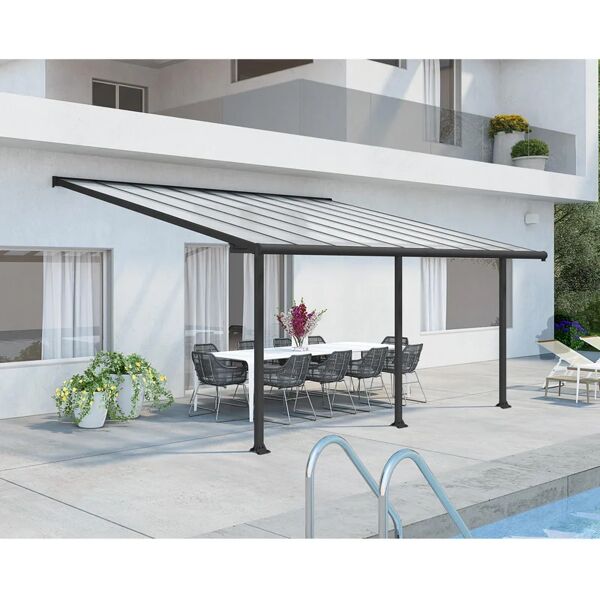 canopia by palram pérgola olympia marquesina de aluminio 546x294 gris palram - canopia