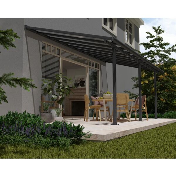 canopia by palram pérgola olympia marquesina de aluminio 619x294 gris palram - canopia