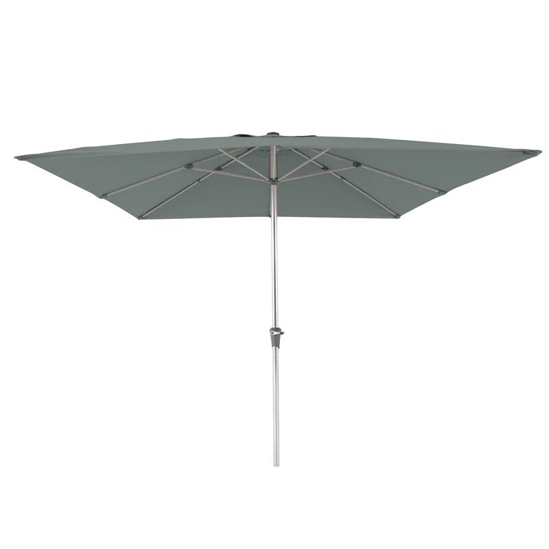 naterial ombrellone a palo dritto aura  l 285 x 285 cm con telo verde