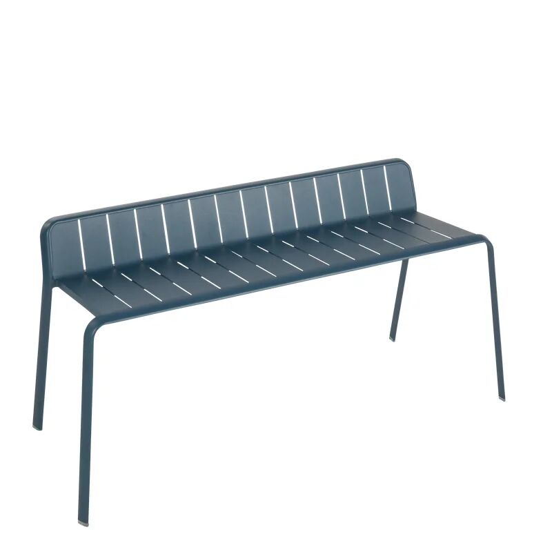 naterial set tavolo e sedie idaho  in alluminio per 4 persone,  blu