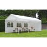 Leroy Merlin Gazebo Garden - Car Parking in ferro, copertura bianco L 600 x P 300 x H 266 cm