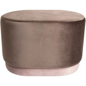 Leroy Merlin Pouf Silas marrone 40 x 60cm