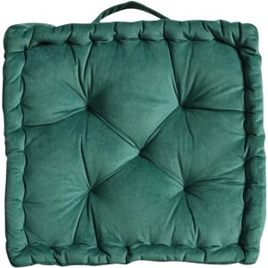 Inspire Cuscino da pavimento  Loic Velvet verde 40 x 40 cm