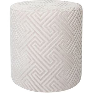 Leroy Merlin Pouf per interni Victor beige Ø 33 x H 39 cm