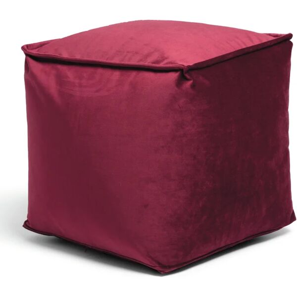 leroy merlin pouf viki rosso 45 x 45cm