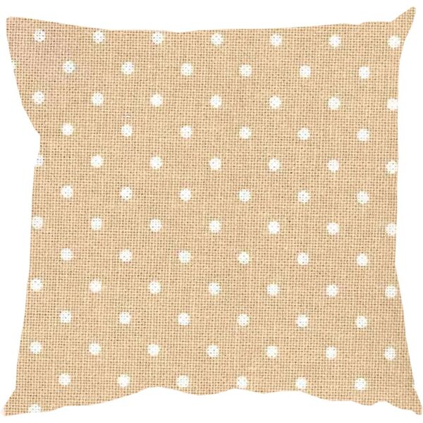 leroy merlin fodera per cuscino pois beige 40x40 cm