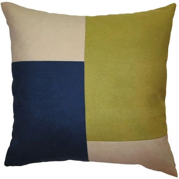 leroy merlin cuscino patchwork verde e blu 60 x 60 cm