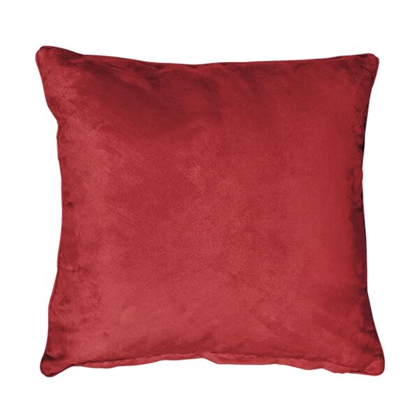 leroy merlin fodera per cuscino per interni suedine rosso 40x40 cm