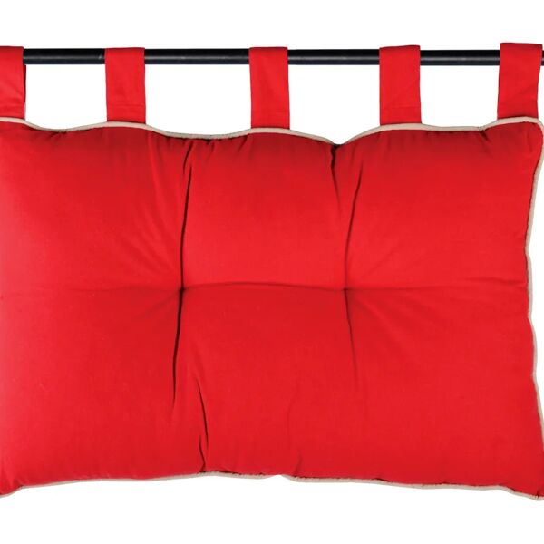 leroy merlin cuscino testata letto duo rosso 45 x 70 cm