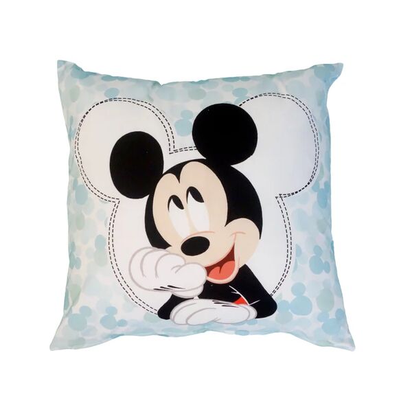 leroy merlin cuscino mickey bianco e blu 45 x 45 cm