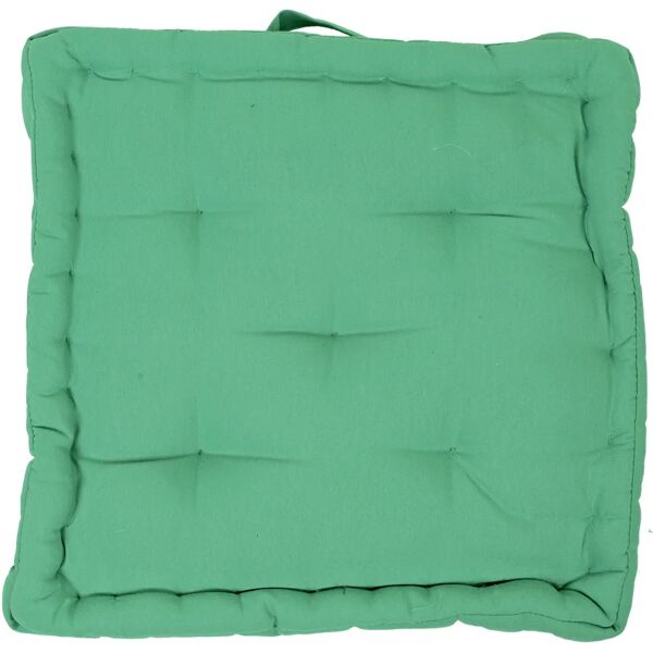 inspire cuscino da pavimento  luck verde 40 x 40 cm