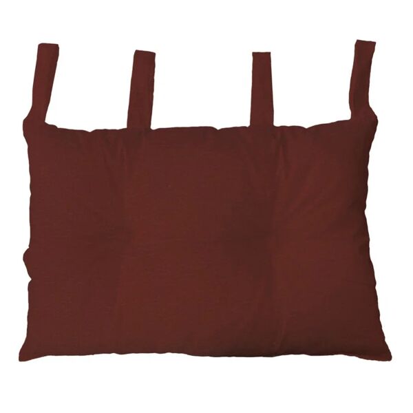 leroy merlin cuscino testata letto ecopelle bordeaux 45 x 70 cm