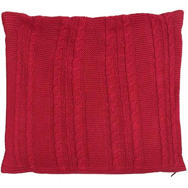 leroy merlin cuscino treccia piccola rosso 45 x 45 cm