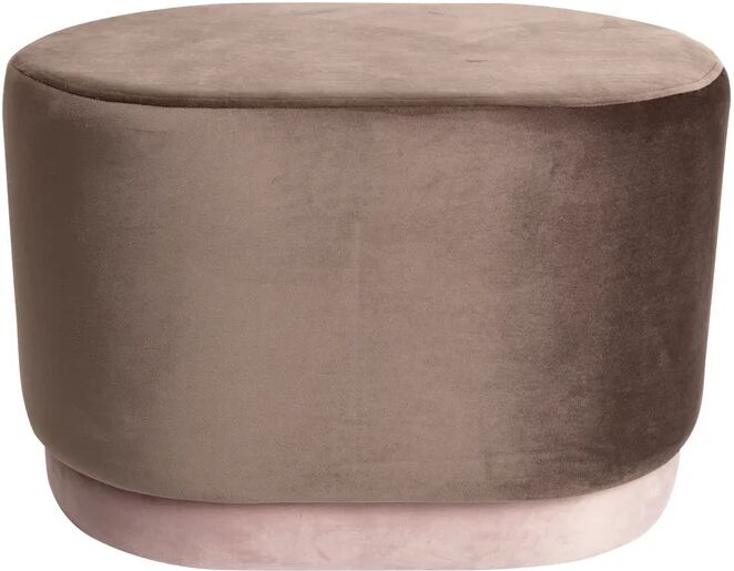 leroy merlin pouf silas marrone 40 x 60cm