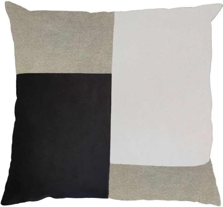 leroy merlin cuscino patchwork bianco/nero 60 x 60 cm