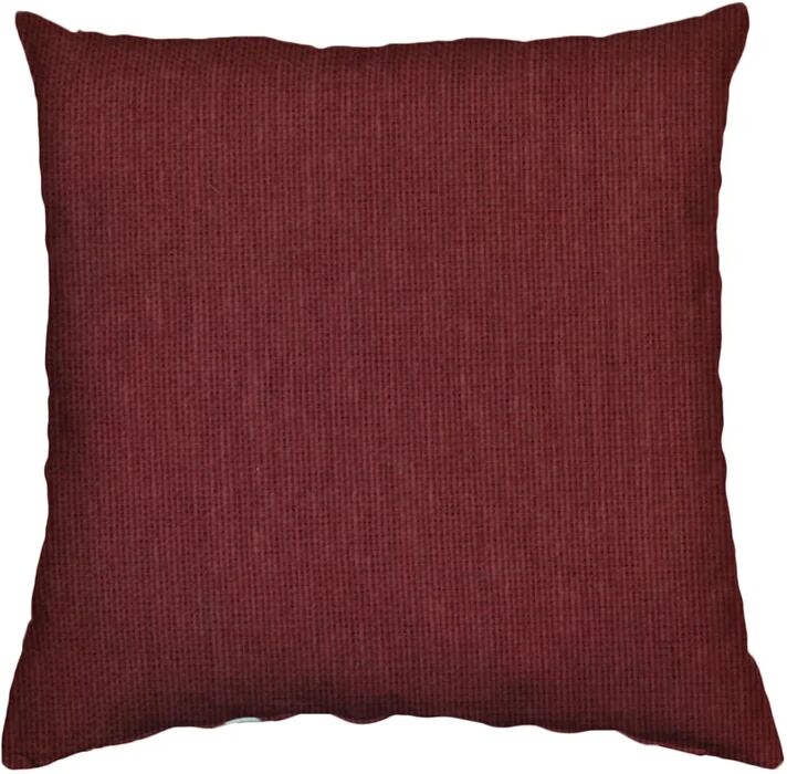 Leroy Merlin Cuscino Loneta bordeaux scuro 60 x 60 cm