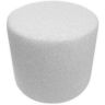 Leroy Merlin Pouf Austin grigio / argento , diam 48cm