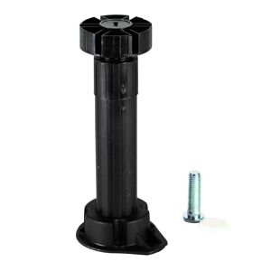 Leroy Merlin Piede per mobili pvc nero opaco Ø 30 mm, H 9 cm