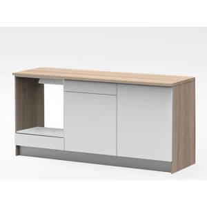 DELINIA Base One bianco L 180 x H 89 x P 60 cm