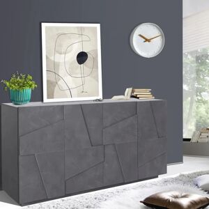 Leroy Merlin Mobile credenza PING L 162.4 x H 86 P 44.2 cm grigio ardesia