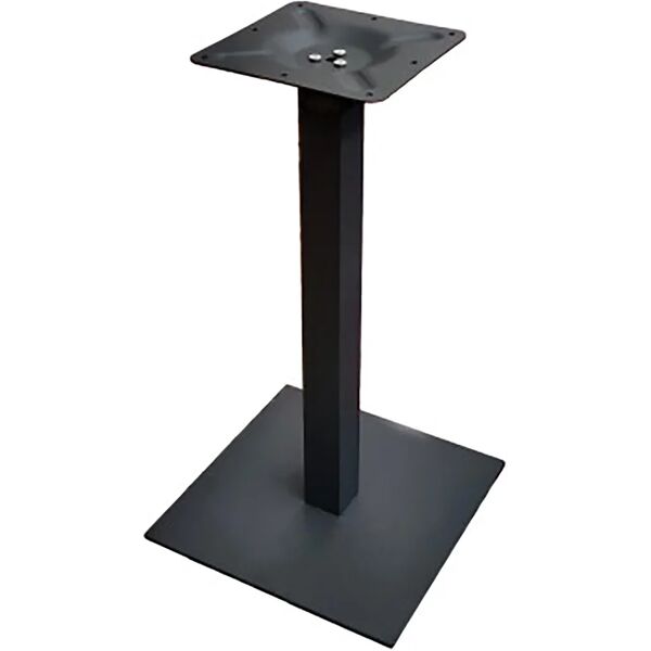 leroy merlin base per tavolo in inox nero l 40 cm