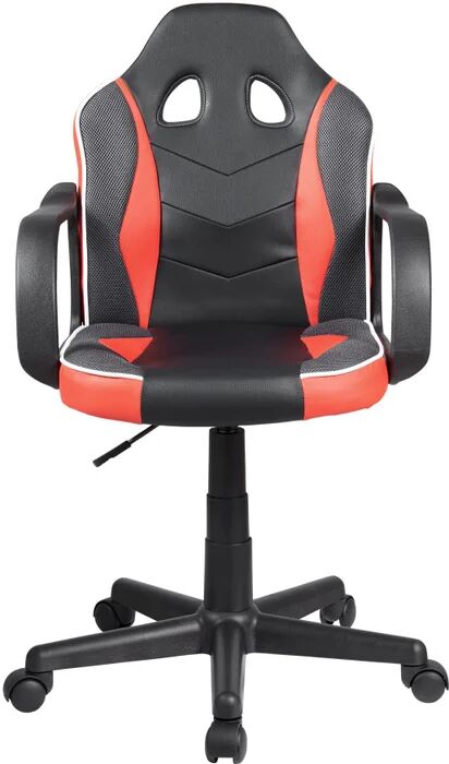 leroy merlin sedia da gaming con braccioli assen, rosso e nero