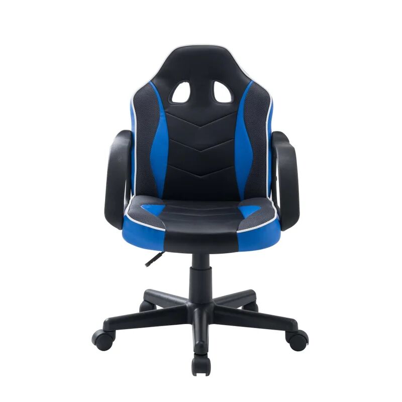 leroy merlin sedia da gaming con braccioli assen, blu e nero