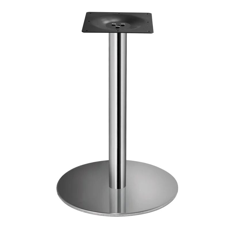 Leroy Merlin Base per tavolo in inox grigio L 50 cm