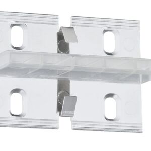 Paulmann Clip di fissaggio per striscia led trasparente, 4 pezzi