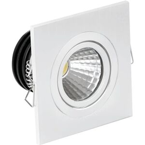 Leroy Merlin Faretto da incasso LED Sylvie quadrato bianco, orientabile foro incasso 6 cm luce bianco caldo