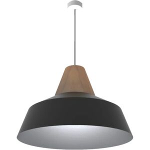 LUMICOM Lampadario Natura Kon nero in acciaio, D. 50 cm,