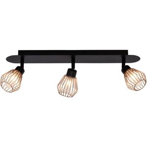 Inspire Faretto decorativo senza fonte luminosa 3 luci Keila nero G9 20W