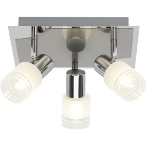 Brilliant Faretto decorativo con fonte luminosa Lea cromo, 3x12W