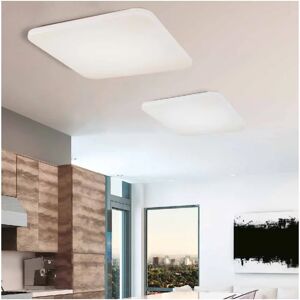 MANTRA Plafoniera moderno LED Quatro, bianco 30x30 cm, luce fredda